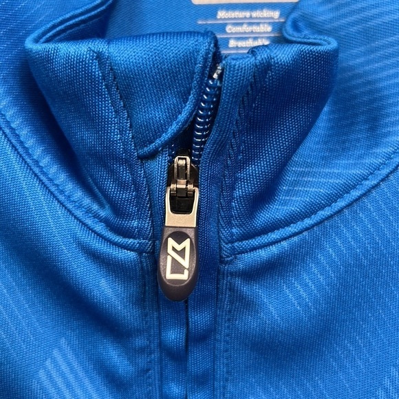 Cutter & Buck Drytec Pullover Quarter Zip Blue Performance Golf Seahawks XL - Picture 6 of 8